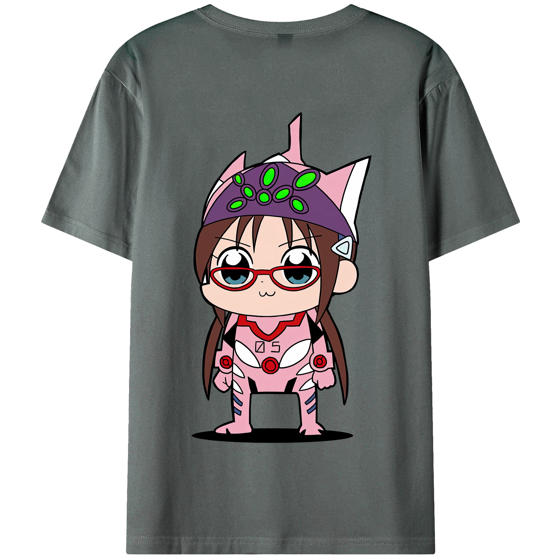 （画像用） EVA 新世紀エヴァンゲリオン 綿100％半袖Tシャツ（背面プリント）